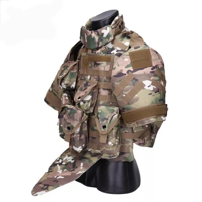 OTV Outer Tactical Vest - Military Grade Tactical Body Armor for Outdoor Survival & Airsoft - Perfect for Combat Training, Hunting & Security Professionals