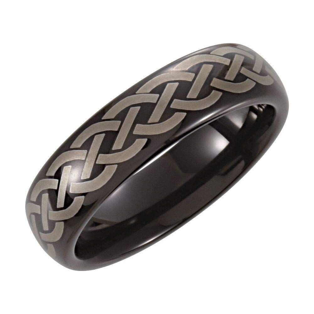 Sonia Jewels 6.3mm Laser-Engraved Wedding Band Ring for Women - Perfect for Bridal, Anniversary, and Special Occasion Jewelry Gifts