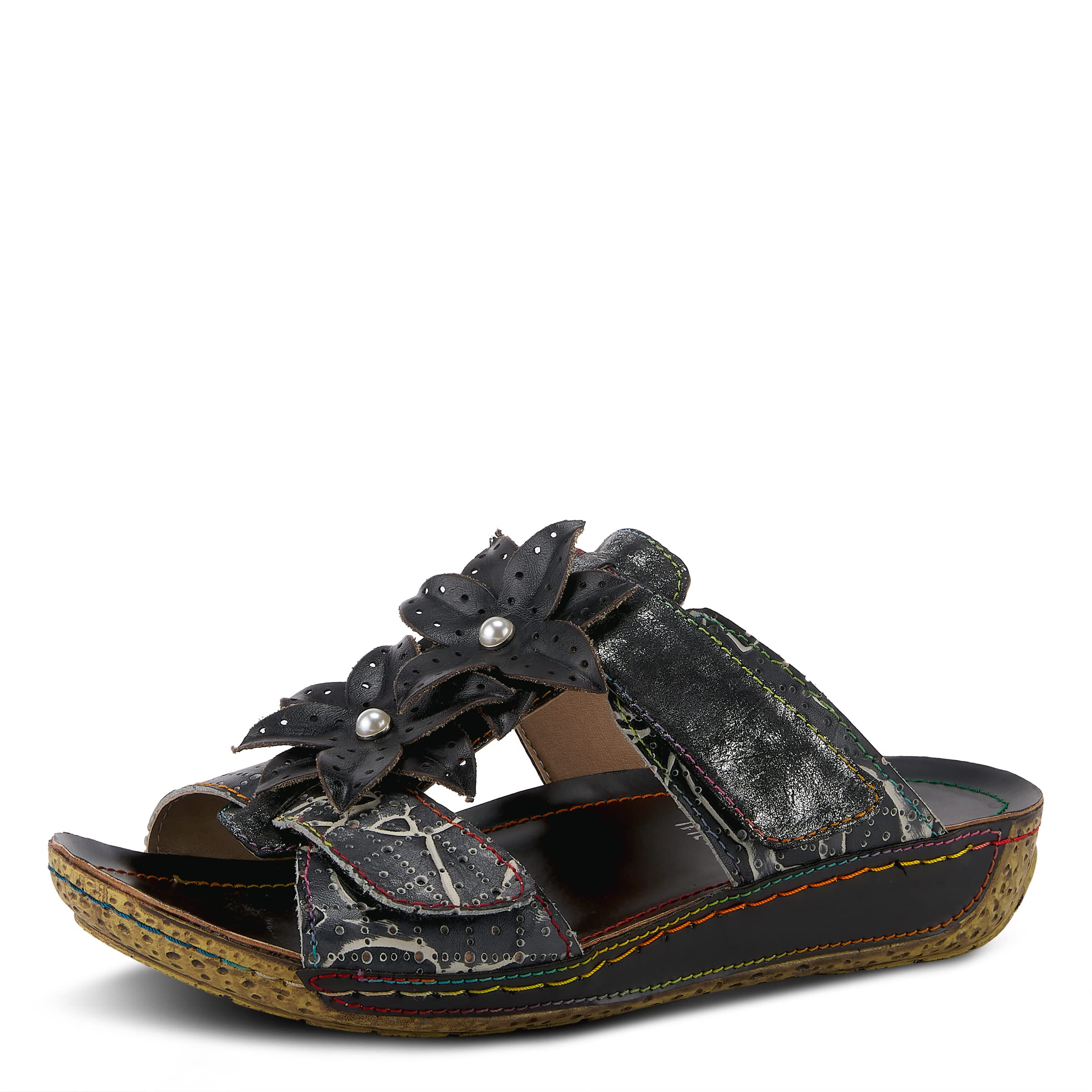 Spring Step L'Artiste Women's Karina Comfortable Leather Sandals with Arch Support - Perfect for Summer Outfits, Beach Vacations & Casual Wear