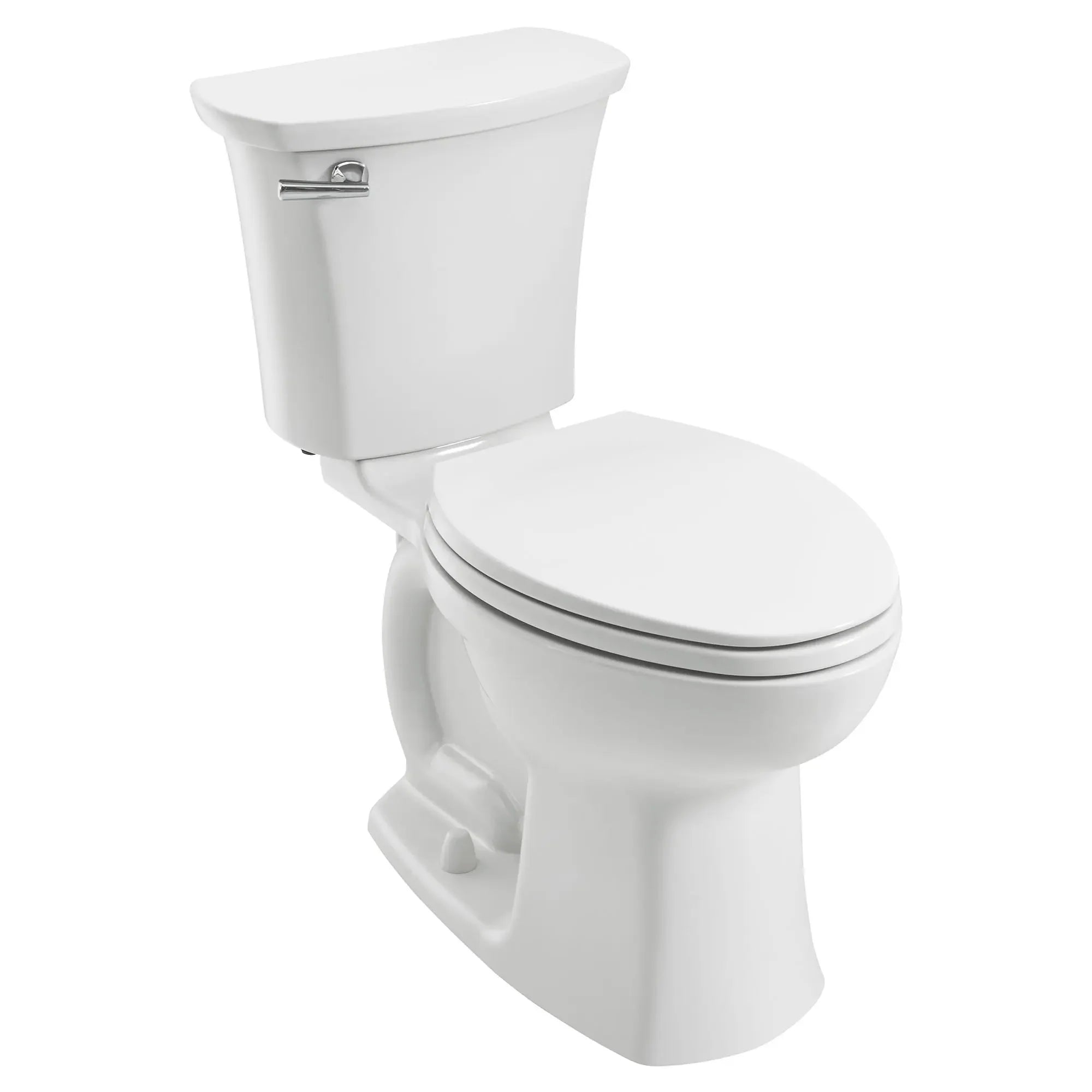 Edgemere® Two-Piece 1.28 GPF/4.8 LPF Elongated Chair Height Toilet - 10 Inch Rough-In (Seat Not Included) - Perfect for Small Bathrooms & ADA-Compliant Spaces