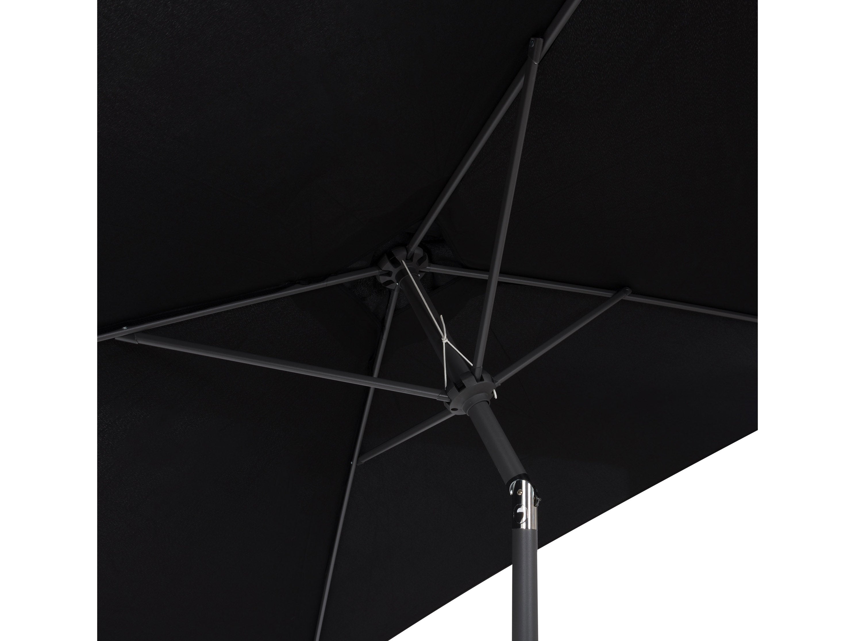 9ft Black Square Patio Umbrella - Outdoor Sun Shade for Pool, Garden, and Backyard - Heavy Duty Cantilever Umbrella with Wind Vent for Patio Furniture