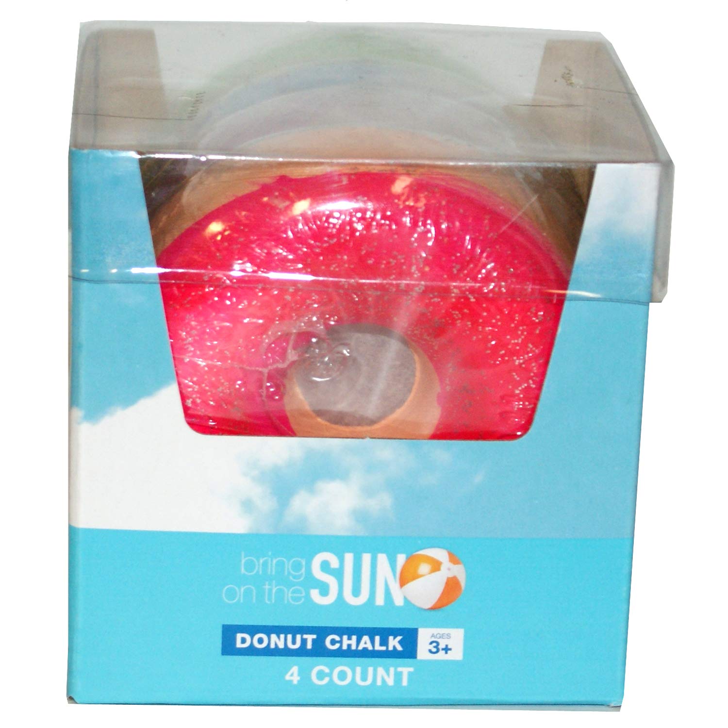 Donut Chalk 4 Pack - Non-Toxic, Washable Sidewalk Chalk for Kids - Perfect for Outdoor Play, Birthday Parties & Creative Drawing