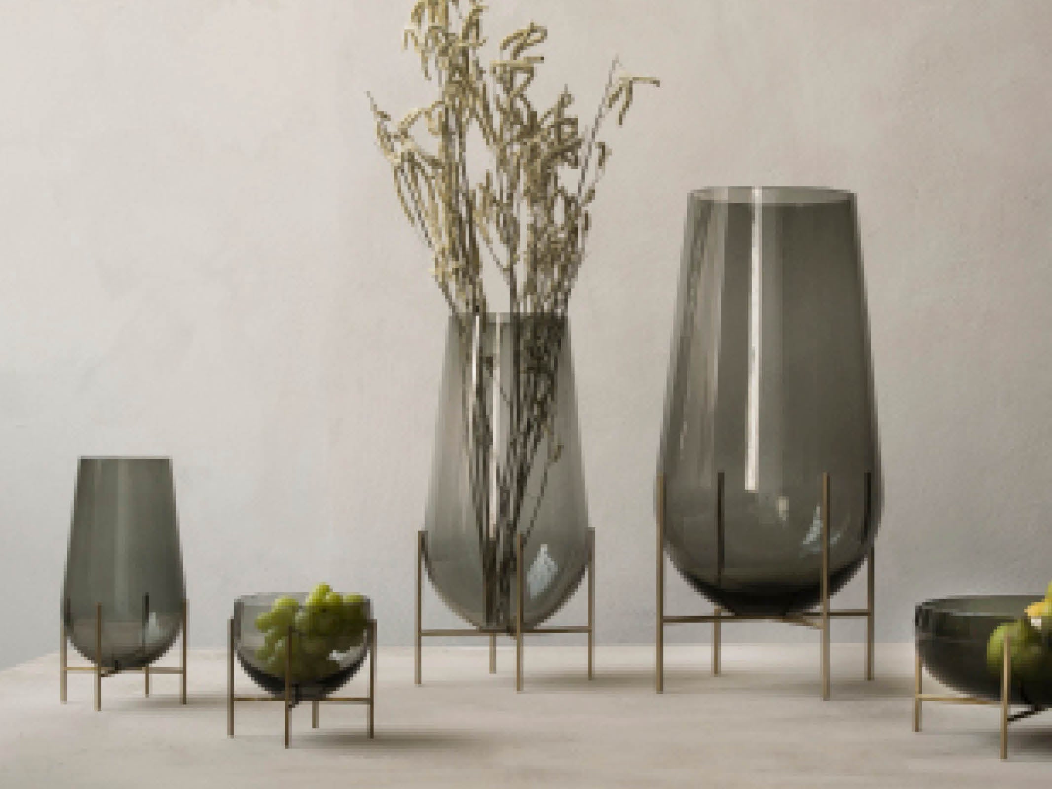 Echasse Vase - Modern Ceramic Flower Vase for Home Decor, Office & Wedding Centerpiece - Elegant Tabletop Decoration for Living Room, Dining Table & Special Events