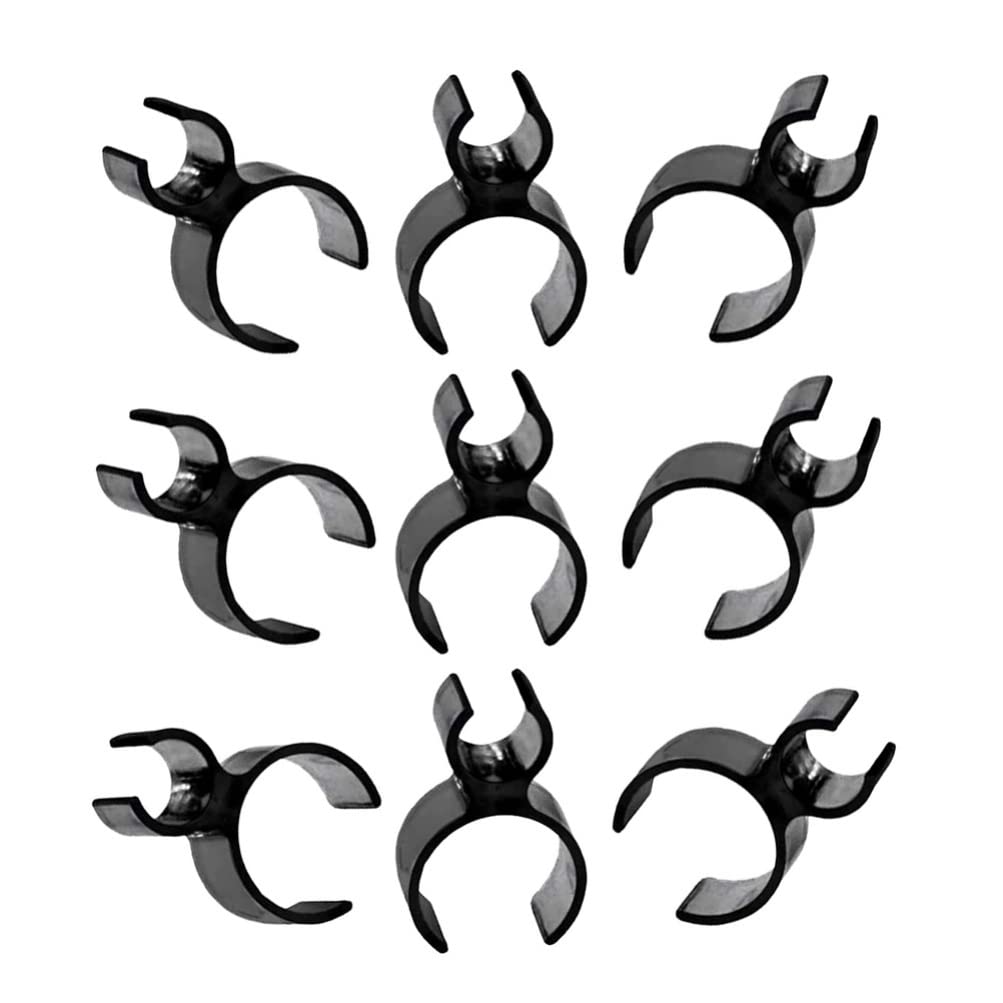 Yardwe 9-Piece Champagne Bottle Clips Set - Sparkler Holders for Wine Bottles, Safe Single Candle Clips for Birthday Parties, Weddings & Celebrations | Perfect for New Year's Eve, Anniversaries & Special Events