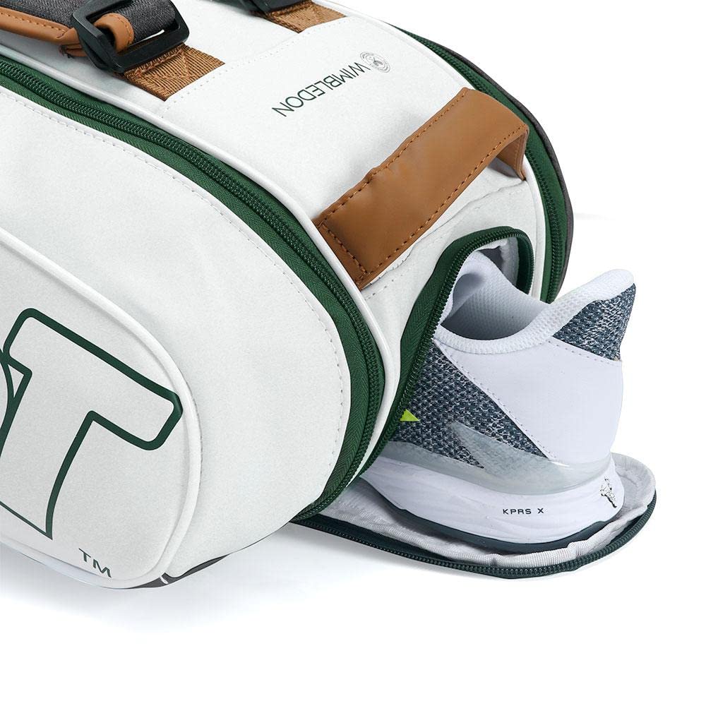 Babolat Pure Wimbledon 6 Pack Tennis Bag - Premium Tennis Gear for Men & Women | Perfect for Tournaments, Practice & Travel | Durable Sports Equipment for Tennis Players