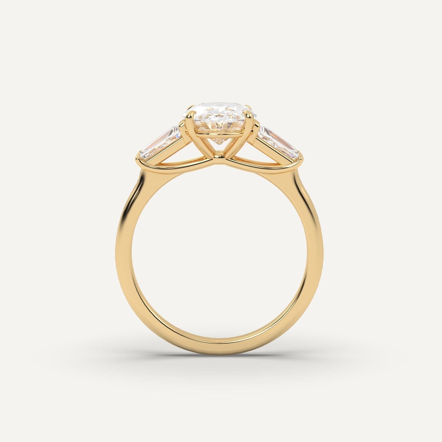 2 Carat Oval Cut Diamond Engagement Ring for Women - Elegant Solitaire Wedding Band, Perfect for Proposals, Anniversaries & Special Occasions