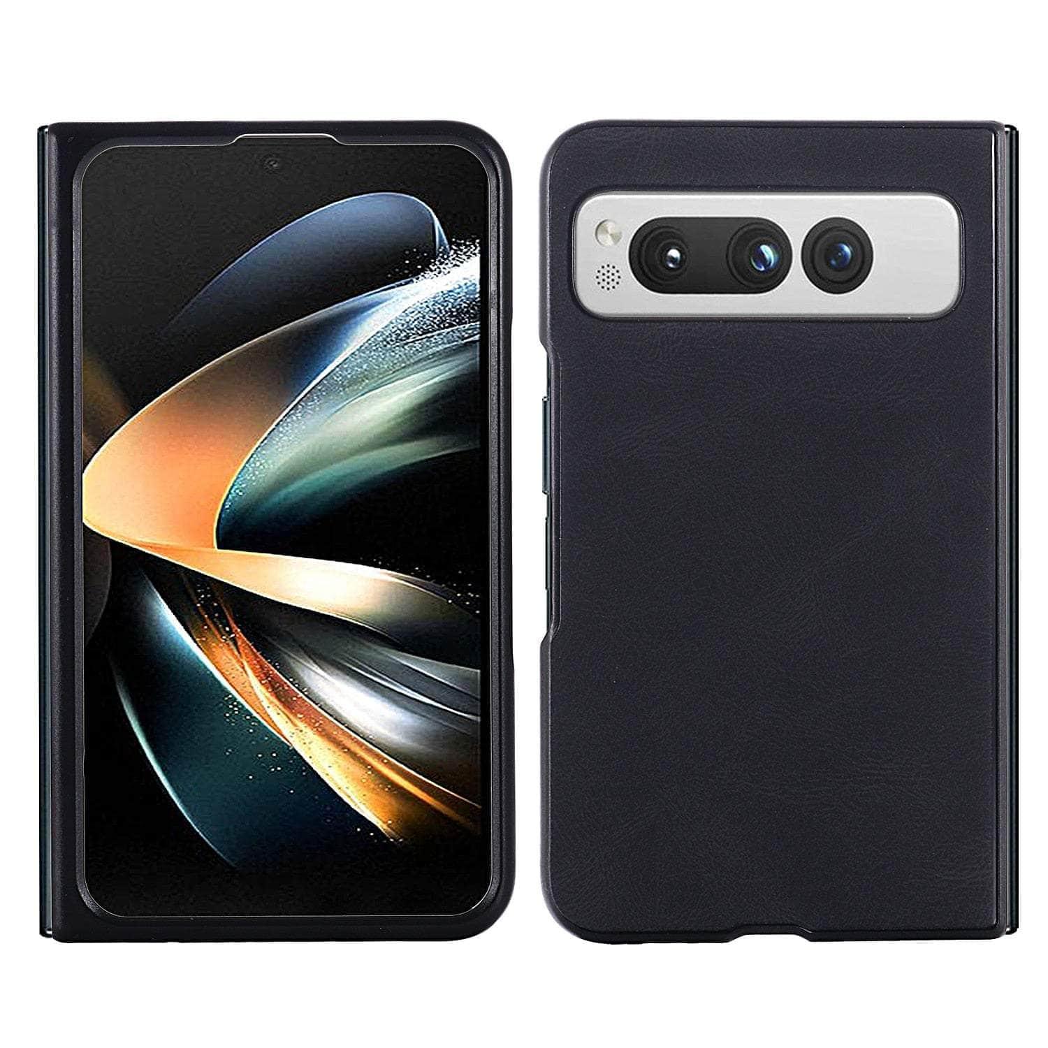 Google Pixel Fold 1 Vegan Leather Skin Protector - Slim Fit Case Cover for Pixel Fold - Eco-Friendly Phone Skin for Work & Travel Protection