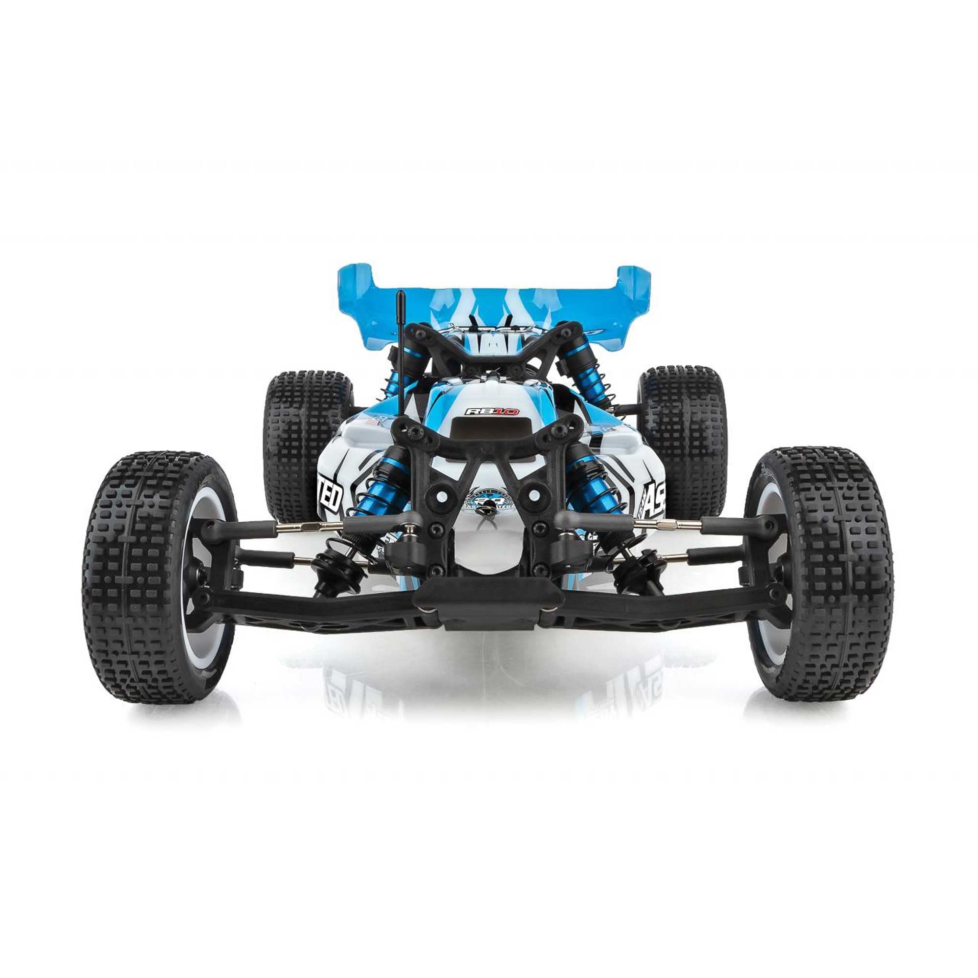 Team Associated 1/10 RB10 2WD RTR Buggy RC Car - Blue (ASC90031) | Ready-to-Run Remote Control Vehicle for Off-Road Racing & Backyard Bashing | Battery & Charger Not Included