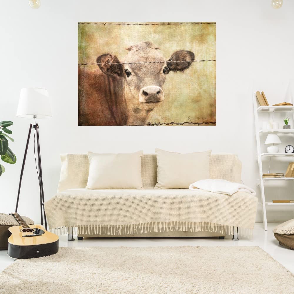 Little Bess Canvas Wall Art by Ramona Murdock - 46x35 Inch Fine Art Painting for Living Room, Bedroom, Office Decor - Ready to Hang Home & Wall Decor - Perfect for Housewarming Gifts & Interior Design