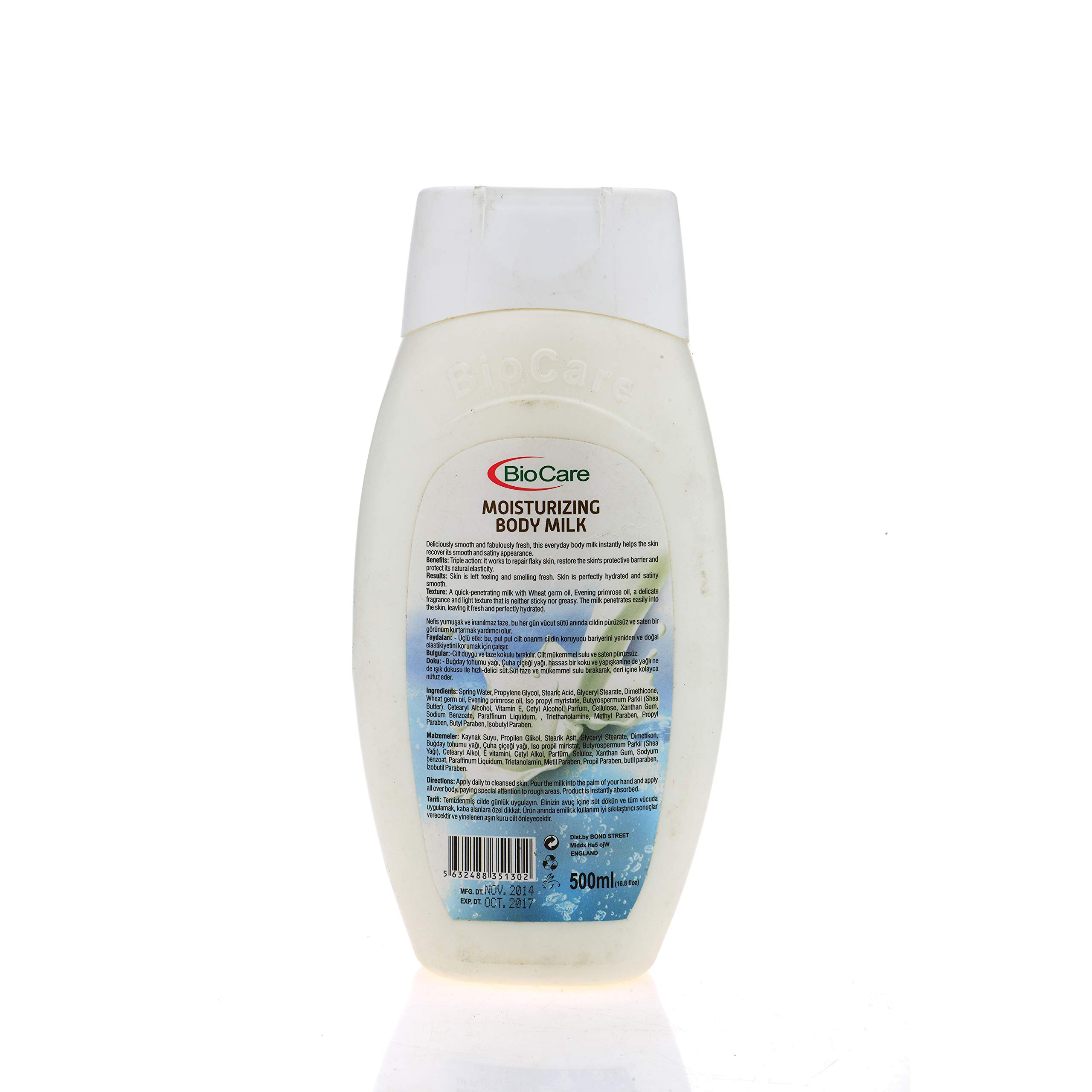 GEMBLUE BioCare Hydrating Body Milk - Deep Moisturizing Lotion for Dry Skin, Natural Ingredients, Non-Greasy Formula - Perfect for Daily Use, After Shower & Before Bed