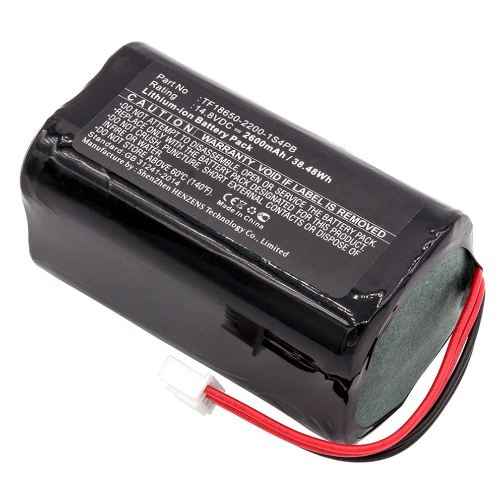 Synergy Digital Speaker Battery - Li-ion 14.8V 2600mAh High Capacity Replacement for Audio Pro TF18650-2200-1S4PB - Perfect for Home Audio, Outdoor Parties & Professional Sound Systems
