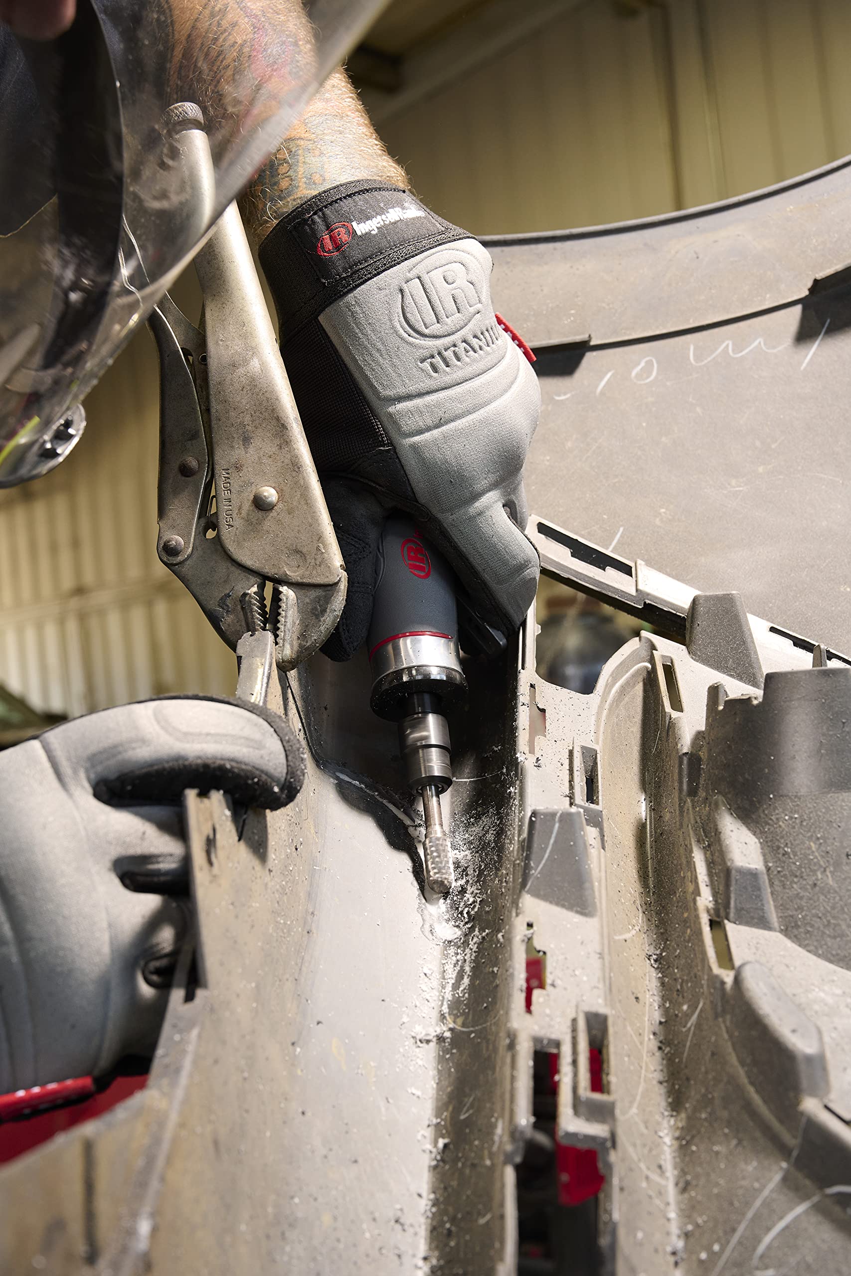 Ingersoll Rand 5108MAX High-Speed Air Die Grinder - 25,000 RPM, 0.4 HP Power, 1/4