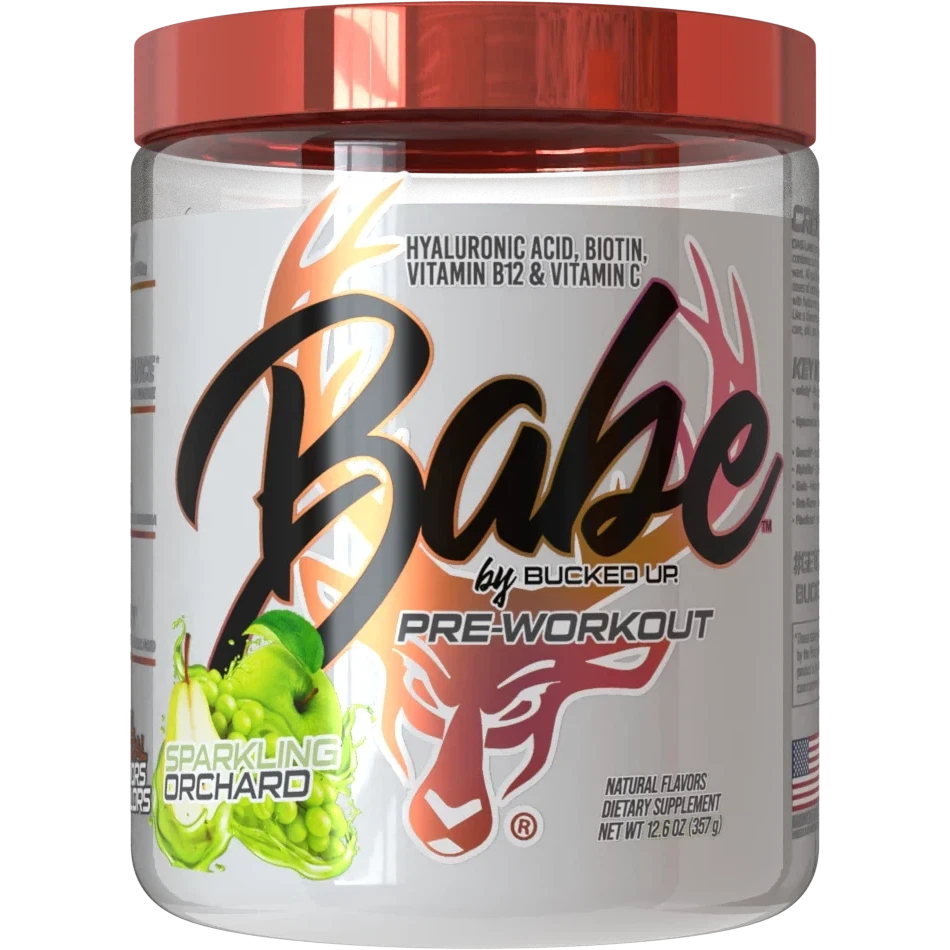 Bucked Up Babe Pre Workout Powder for Women - Energy & Focus Booster for Gym, Fitness & Weight Training - Best Female Workout Supplement for Endurance & Performance
