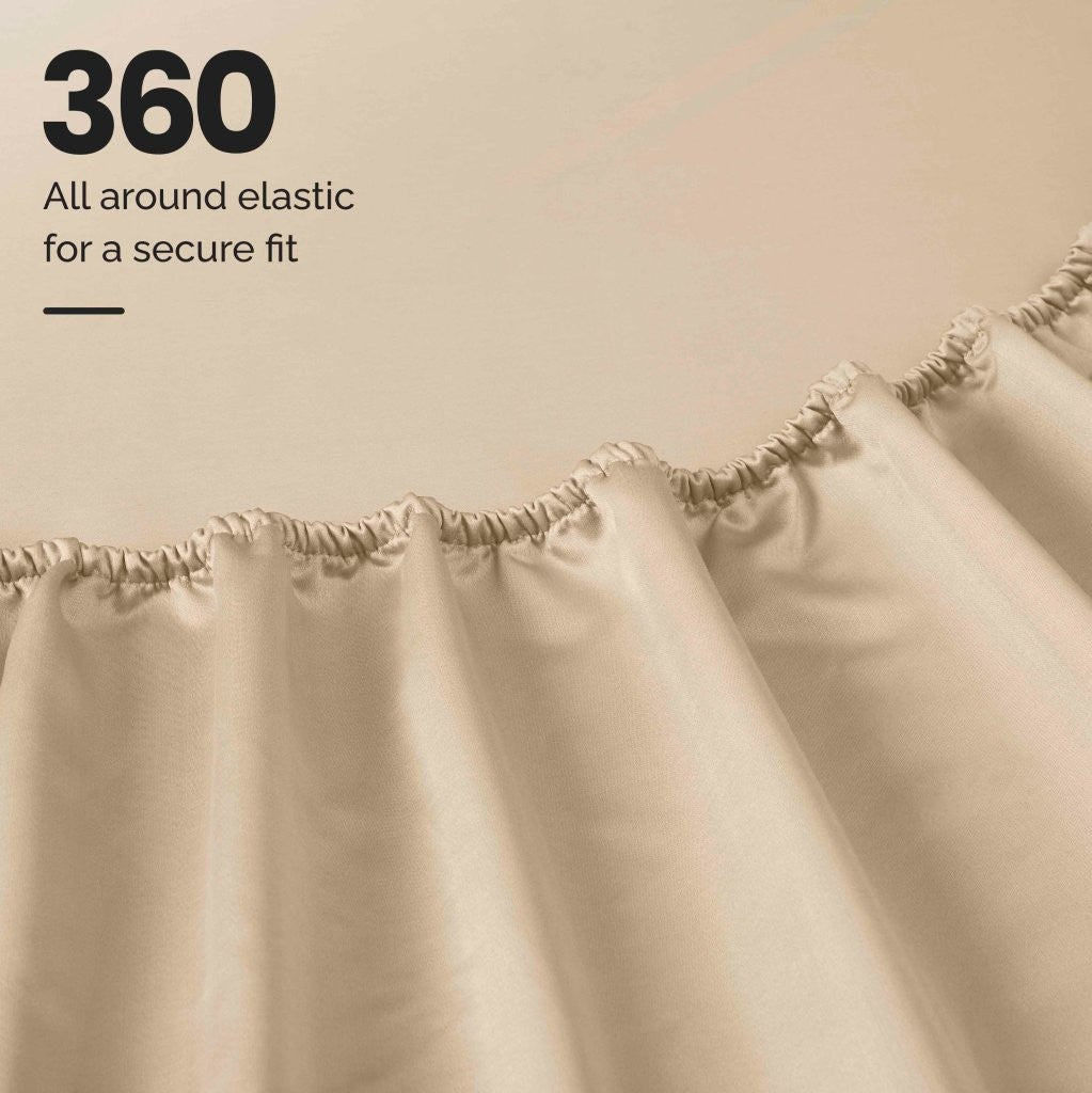 Premium 1000 Thread Count Egyptian Cotton Sheet Set - Eco-Friendly, Breathable & Hypoallergenic - Perfect for Luxury Bedrooms & Hot Sleepers