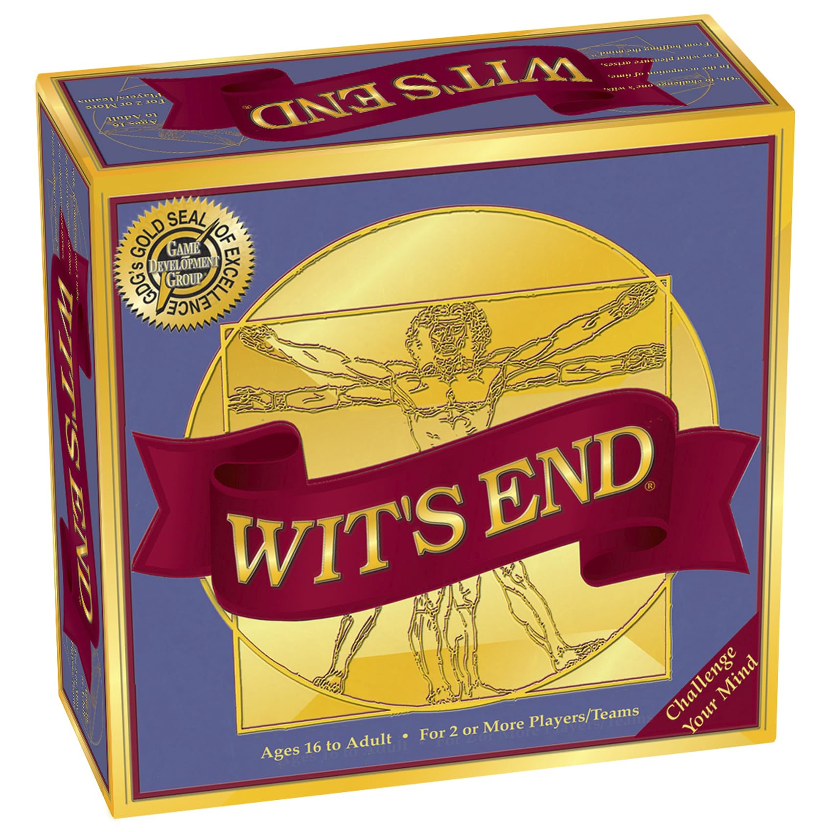 Wit's End, Matter of Fact, Stare & Wordplay - 4 Fun Adult Board Games Bundle for Game Nights | Perfect for Parties, Family Gatherings & Social Events