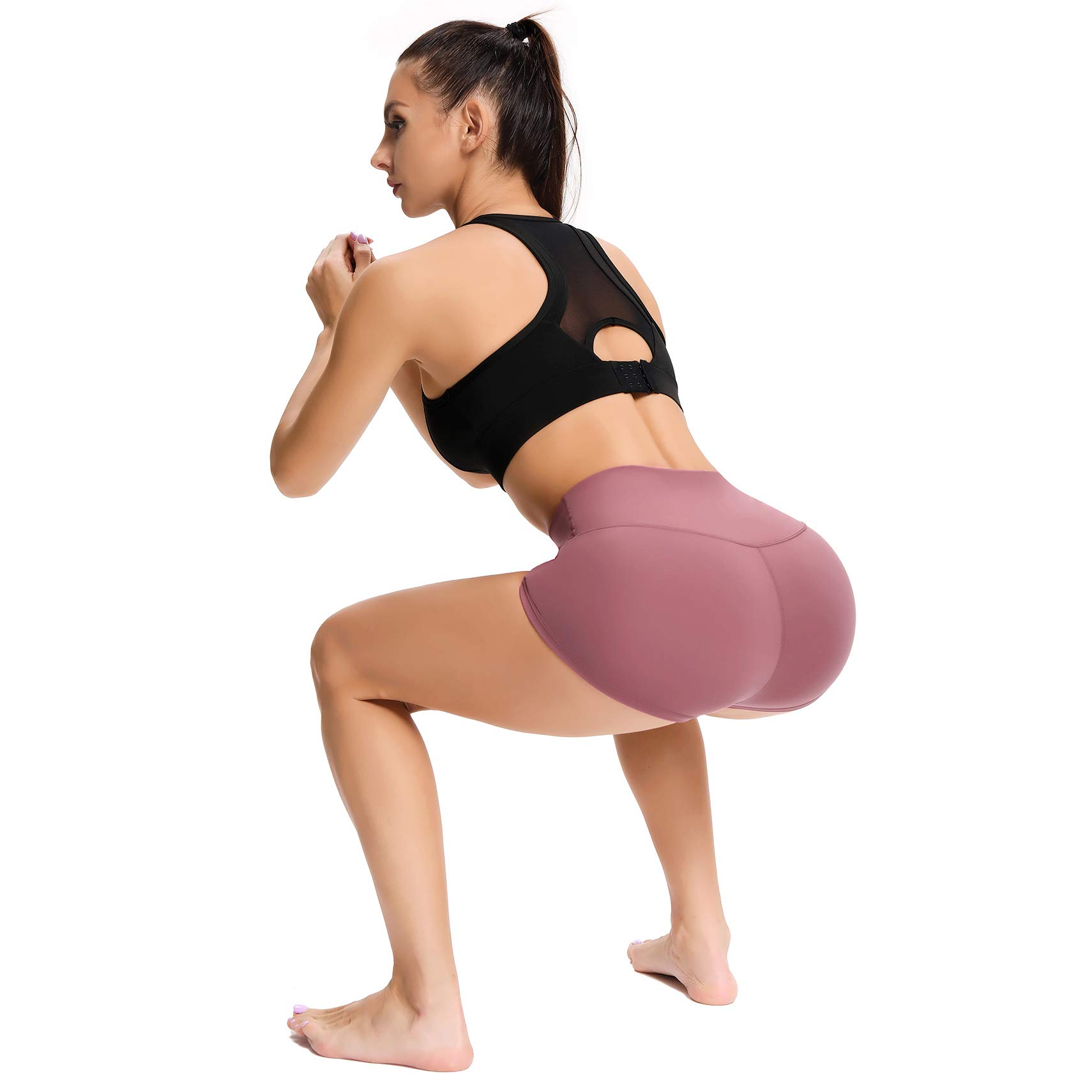LXNMGO High Waist Yoga Shorts for Women - 2