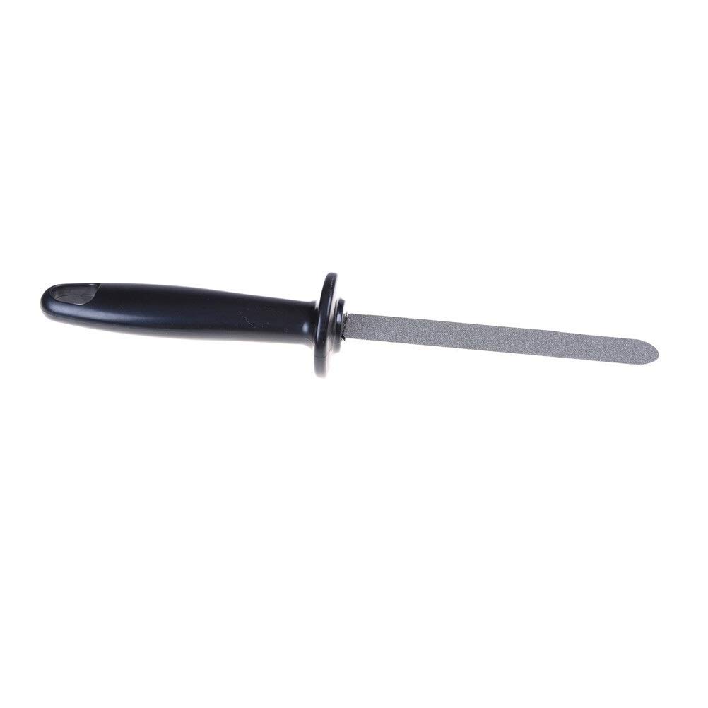 1pc Double-Sided Diamond Sharpener File 400 Grit - Garden Tool Sharpener for Pruners, Shears & Knives - Durable Abrasive Tool for Gardening & Outdoor Use