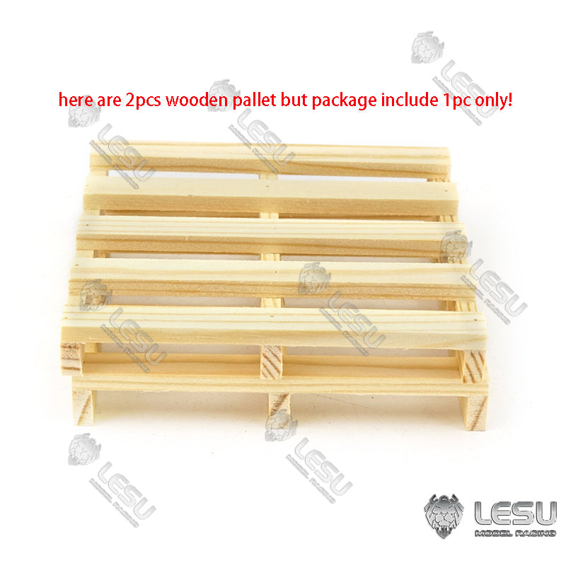1/14 Scale LESU RC Hydraulic Forklift Truck with ESC Motor, Realistic Light & Sound, Front/Rear Wheels & Wooden Pallet - Perfect for Collectors, Construction Simulation & Indoor Play