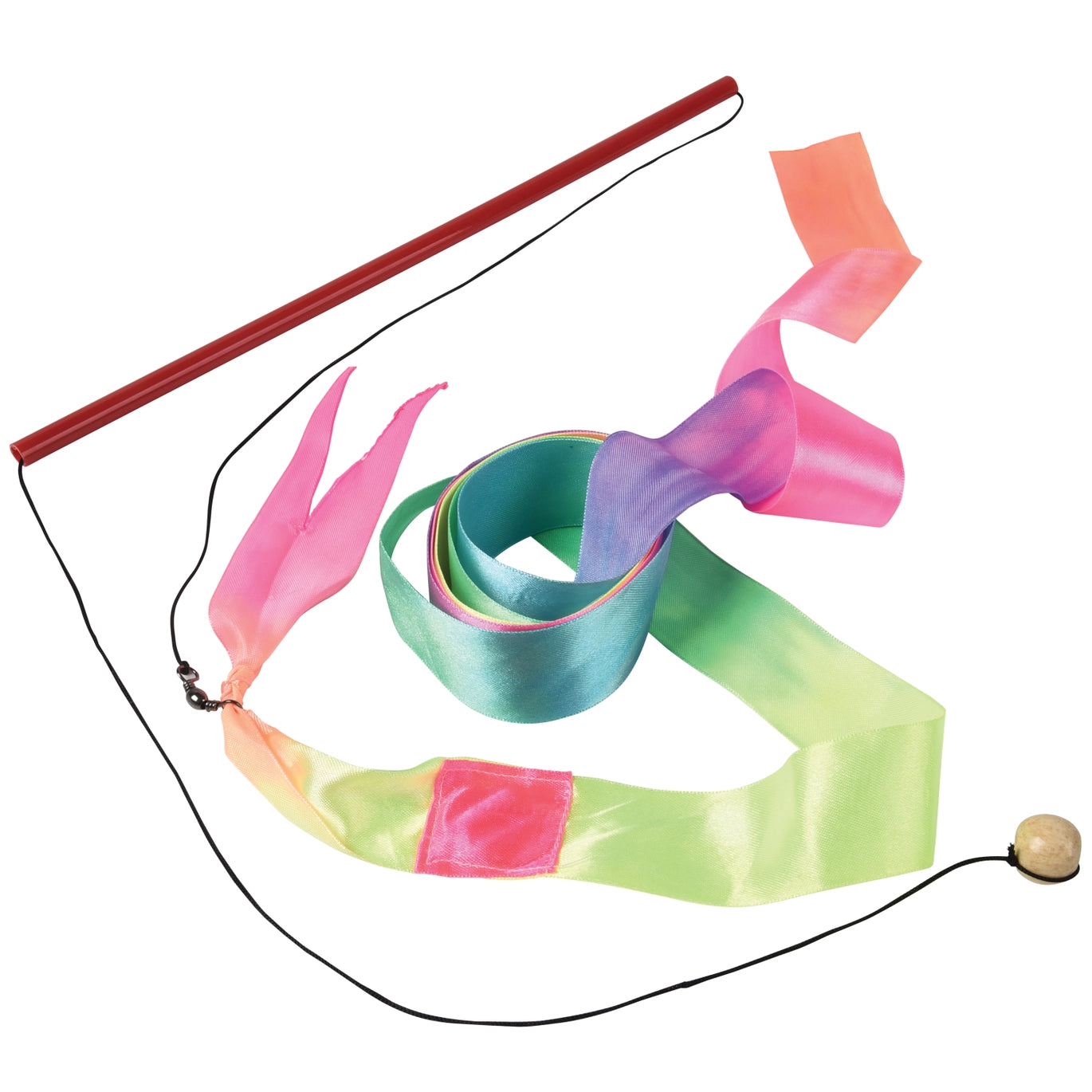 Professional Stunt Dance Ribbon - Colorful Performance Ribbon for Gymnastics, Dance, and Cheerleading - Perfect for Stage Shows, Competitions, and Practice