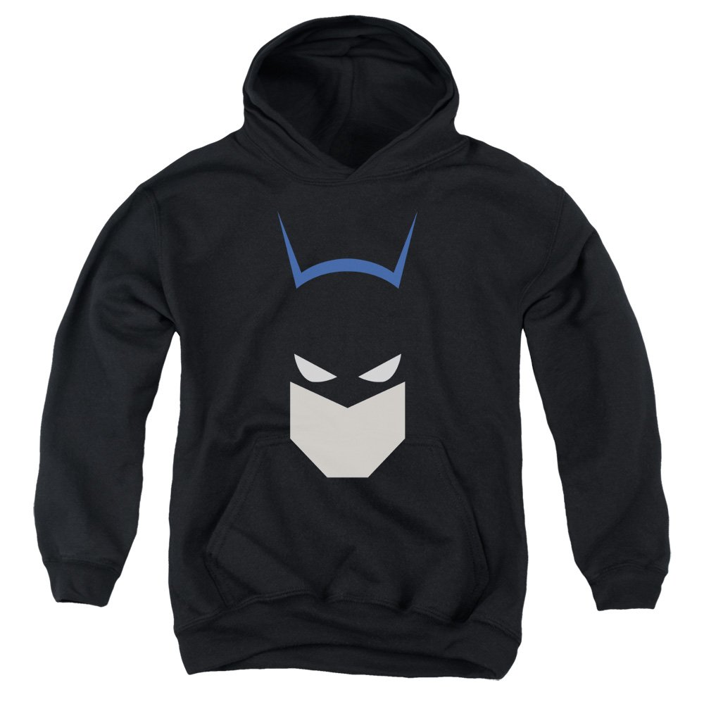 Trevco Batman Bat Head Unisex Youth Pullover Hoodie - Soft & Comfortable for Kids & Teens - Perfect for Halloween, Cosplay & Casual Wear