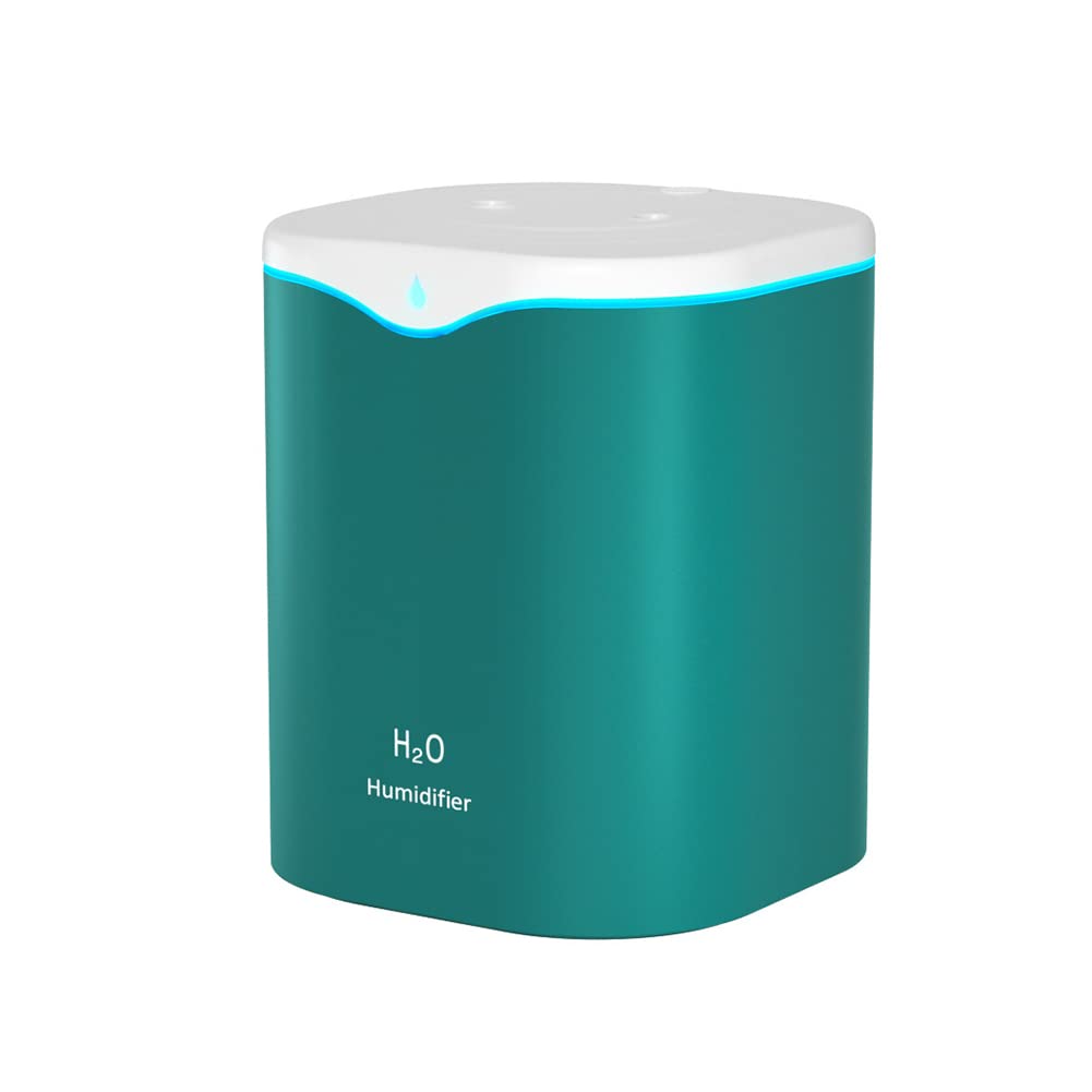 2L Ultrasonic Humidifier with Essential Oil Diffuser - Dual Nozzle, Night Light & Whisper Quiet Operation for Bedroom, Office & Nursery | Aromatherapy Air Moisturizer