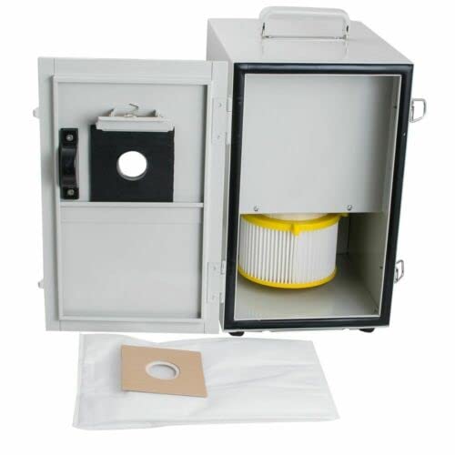 550W Digital Lab Dust Collector - Dual Impeller Industrial Dust Cleaner & Extractor for Woodworking, Metalworking, and Workshop Cleaning
