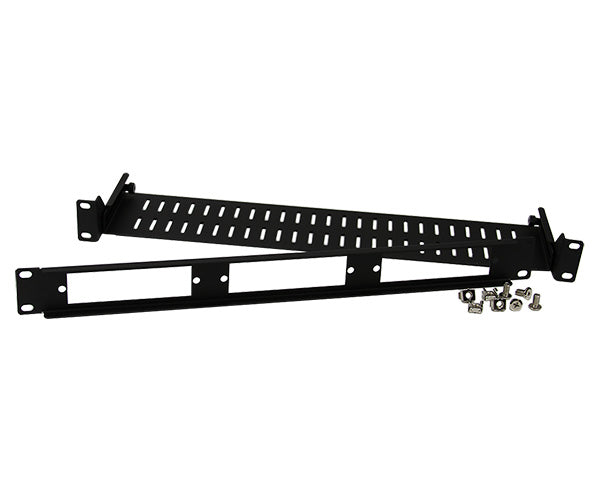 1U Adjustable LGX Fiber Patch Panel Housing - Rear Cable Support for Rack Mount | Ideal for Data Centers & Network Installations