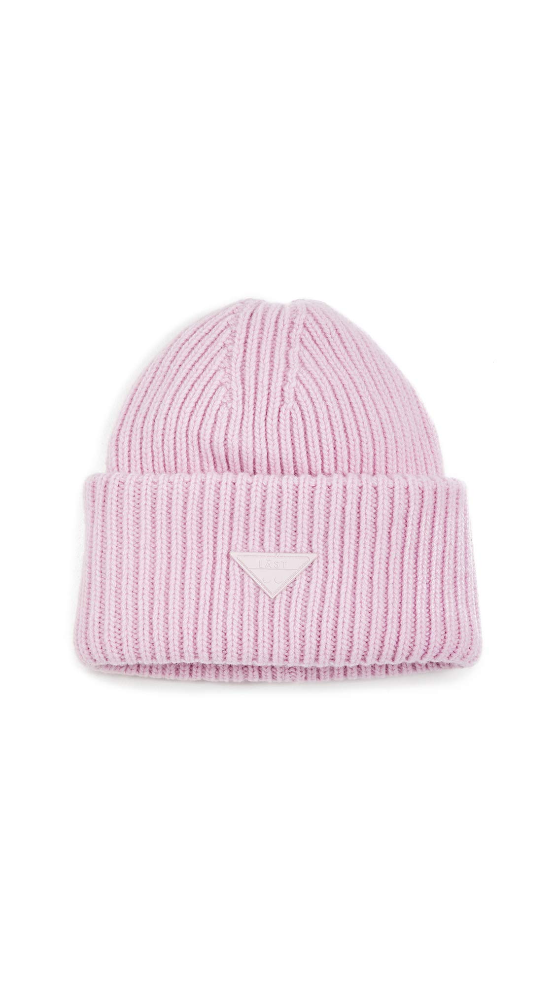 LAST Women's Oversized Baby Pink Knit Beanie - Soft Winter Hat for Cold Weather, Outdoor Activities & Casual Fashion