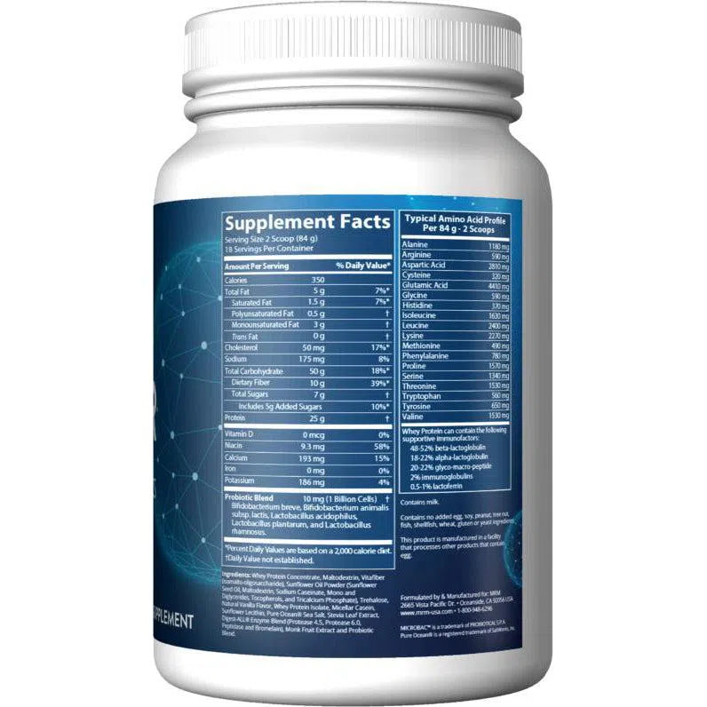 MRM Mass Gainer Protein Powder with Probiotics for Muscle Growth & Digestive Health – Ideal for Post-Workout Recovery & Weight Gain