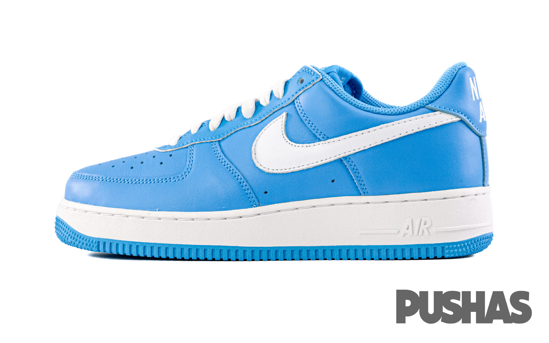 Nike Air Force 1 Low '07 Retro Sneakers - University Blue Color of the Month (2022) | Men's Basketball Shoes for Casual Wear & Street Style Fashion