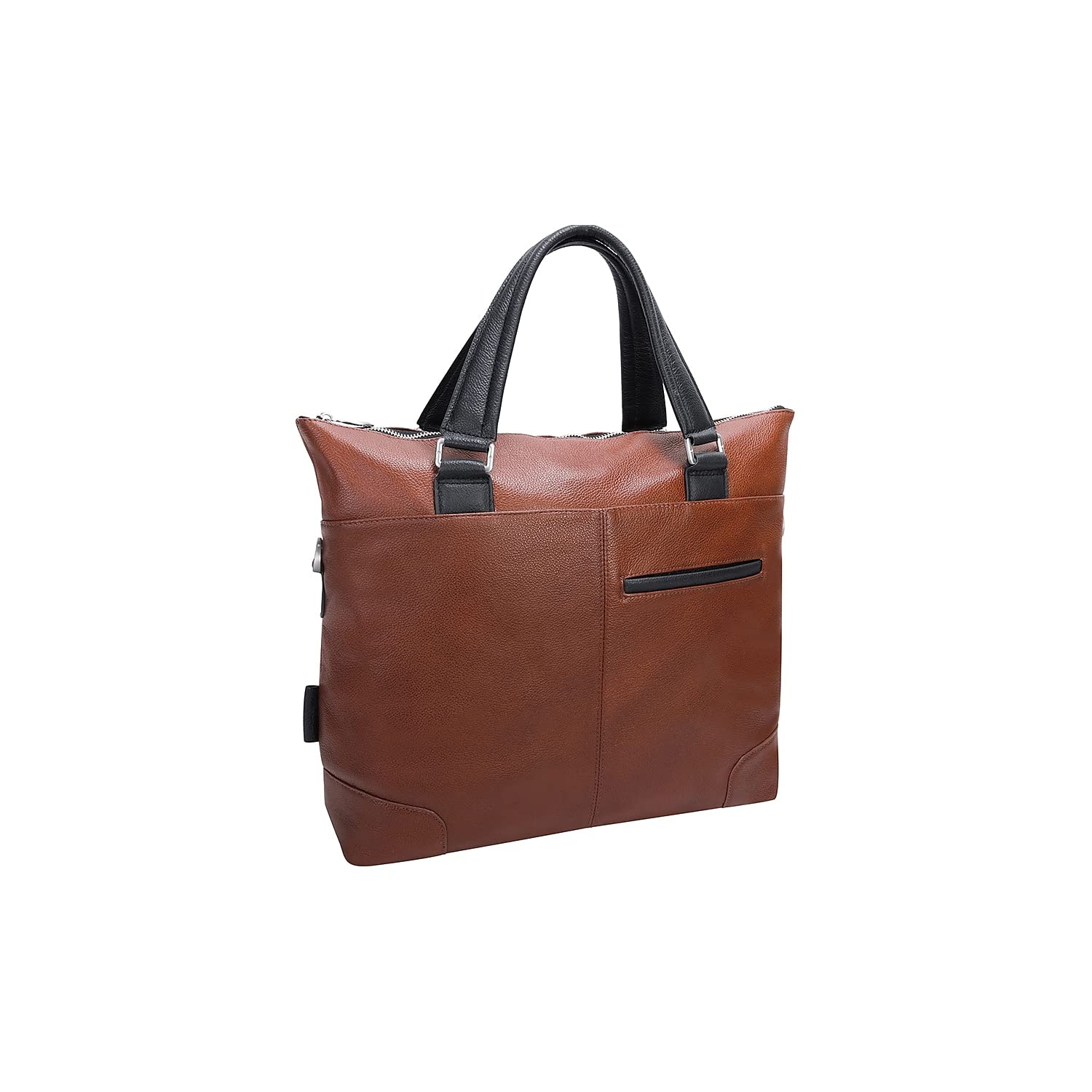 McKlein Eastward Genuine Leather Laptop Briefcase for 15.6 Inch & Tablet - Professional Business Messenger Bag for Work, Travel & Daily Commute