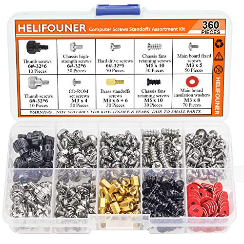 Multicolored, computer screws kit