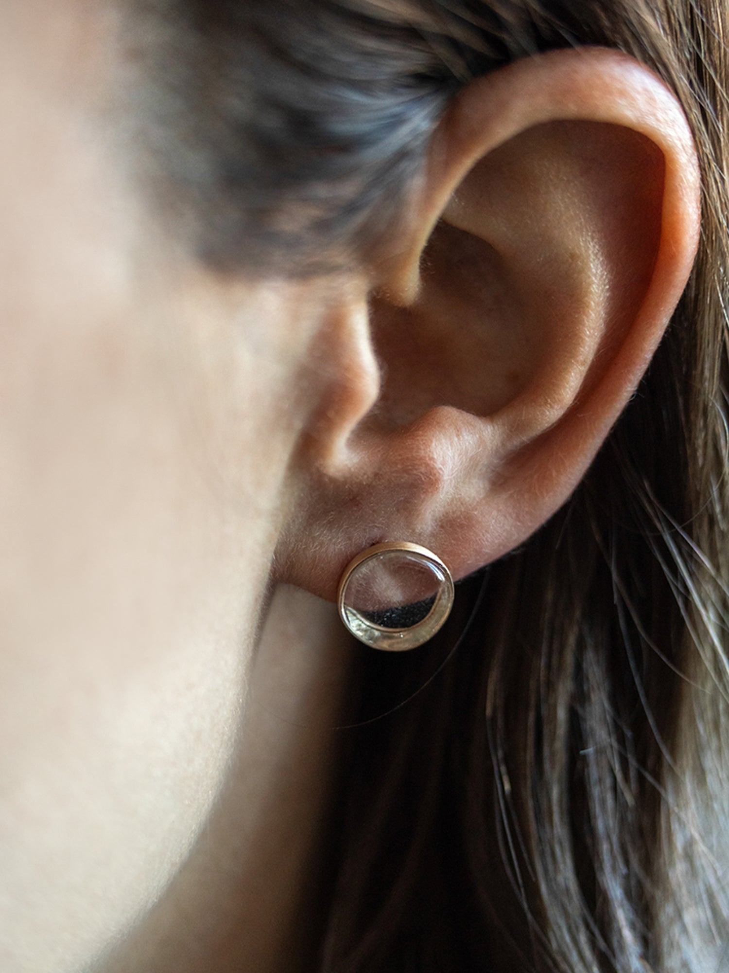 Clear Bubble Earrings for Women - Trendy Resin Hoop Earrings for Everyday Wear, Party & Gift Giving