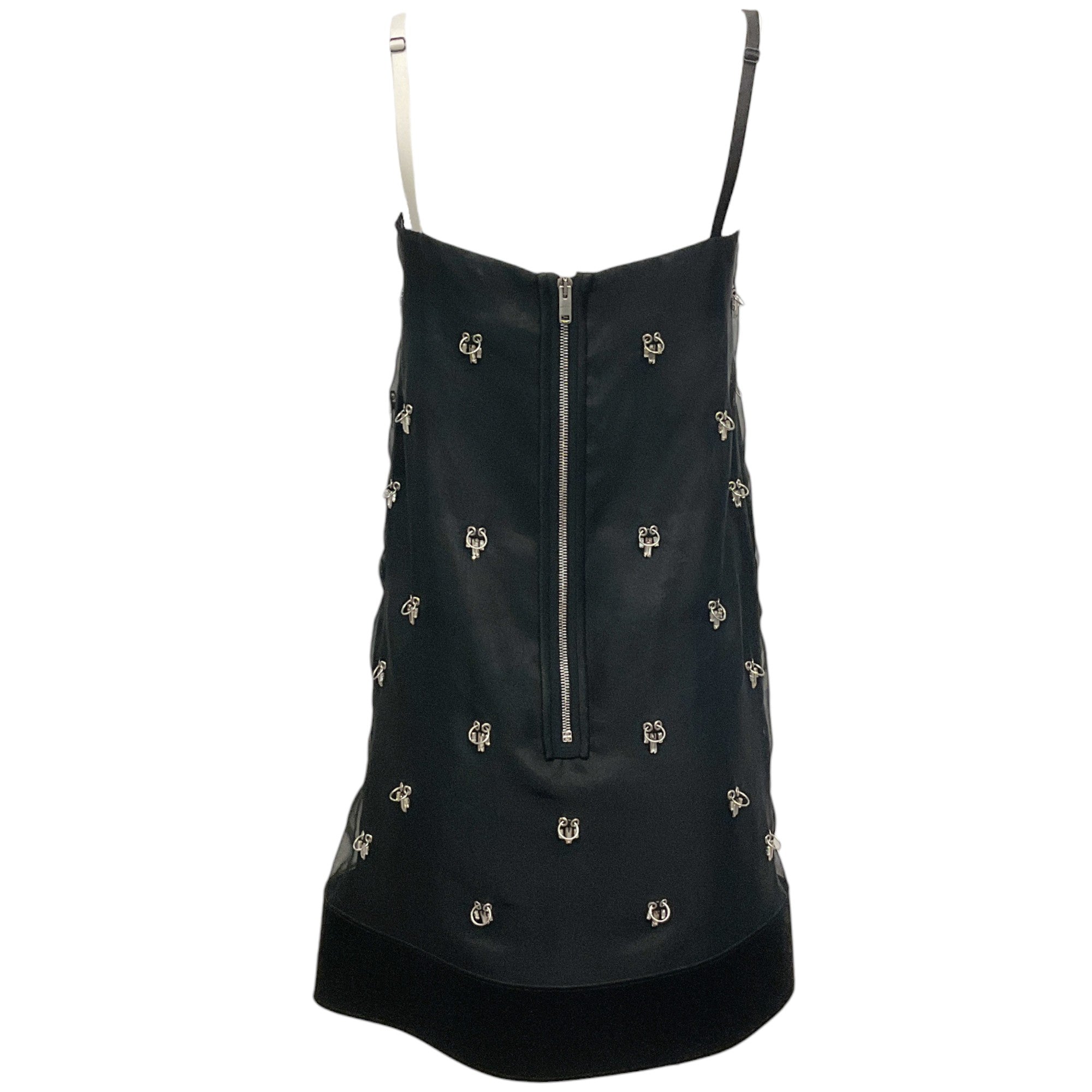Givenchy Black Evening Dress with Crystal Spider Embellishments - Elegant Gothic Formal Gown for Prom, Cocktail Party & Special Occasions