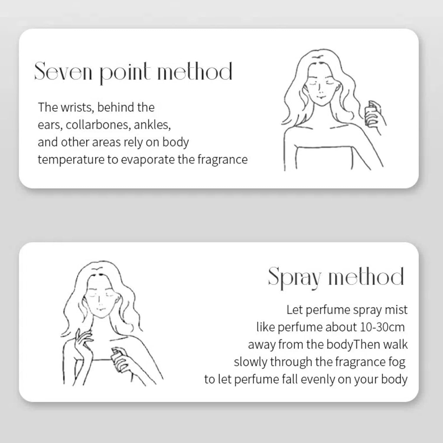 Sweet & Romantic Women's Perfume Set - 2 Bottles with 6 Long-Lasting Fragrances, Body Spray for Daily Wear, Date Night & Special Occasions (SOLAR#2)