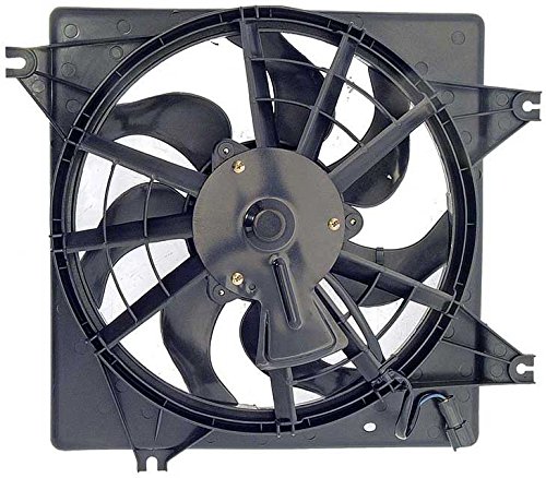 APDTY 731821 Left Side Radiator Cooling Fan Assembly Replacement - Compatible with [Vehicle Models] | Durable Cooling Solution for Engine Overheating Prevention | Perfect for Summer Driving & Heavy Traffic Conditions