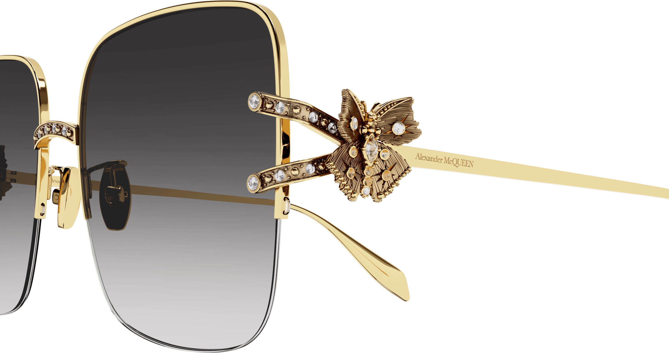 Alexander McQueen AM0371S Sunglasses - Luxury Designer Shades for Women & Men | Perfect for Outdoor Activities, Travel & Fashion Statements