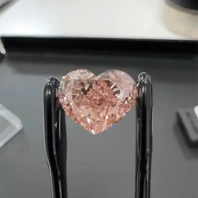 IGI Certified 5.47CT Fancy Pink Heart-Shaped Lab Grown Diamond - CVD/HPHT Loose Gemstone for Jewelry Making & Engagement Rings (Wholesale Available) | Perfect for Custom Designs, Anniversary Gifts & Luxury Collections