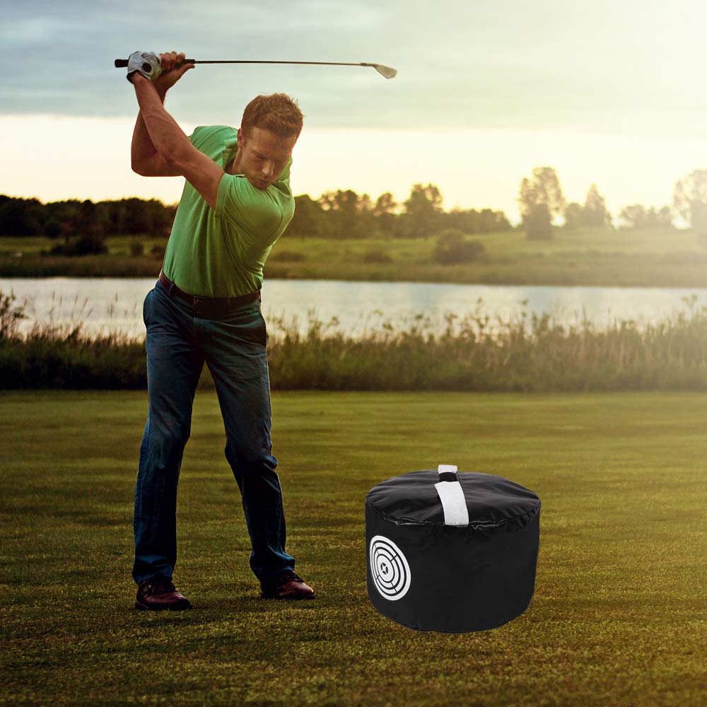 HOW TRUE Golf Smash Bag Swing Trainer - Portable Impact Golf Training Aid for Indoor/Outdoor Practice | Improve Accuracy & Power for Driving Range & Backyard Drills