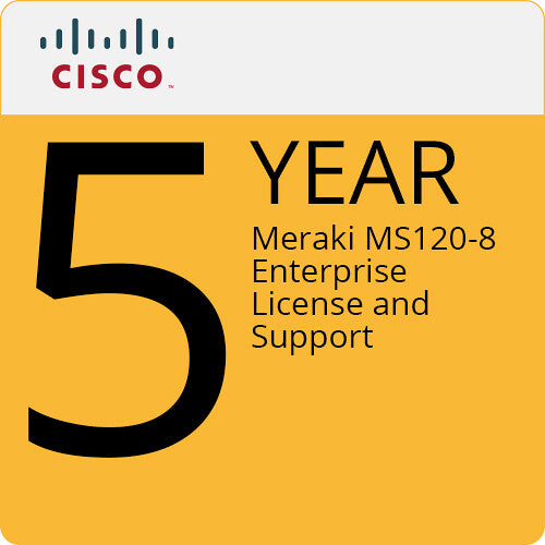 Cisco MS120 48LP Gigabit Ethernet Access Switch | 48 Port PoE+ | 5-Year Enterprise License & Support | Ideal for Office Networks & Small Business IT Infrastructure