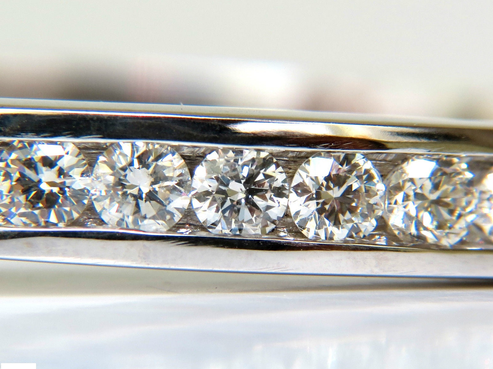 2.60CT Diamond Bangle Bracelet in 14KT Solid Gold with Button Lock (F/VS Clarity) - Elegant Jewelry for Weddings, Anniversaries & Special Occasions