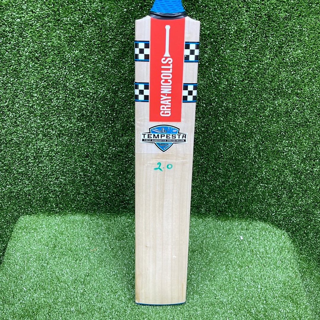 Gray Nicolls Tempesta 1.1 300 Junior/Youth English Willow Cricket Bat - Perfect for Youth Cricket Training & Matches