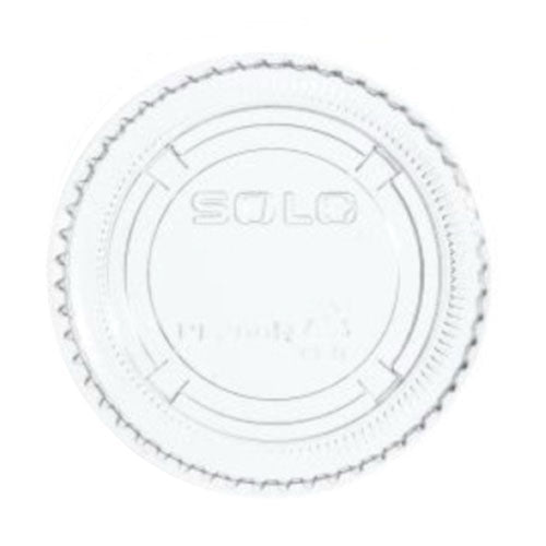 125-Pack Clear Dart Lids for 2 oz Portion Cups | Perfect for Food Storage, Meal Prep, and Takeout Containers