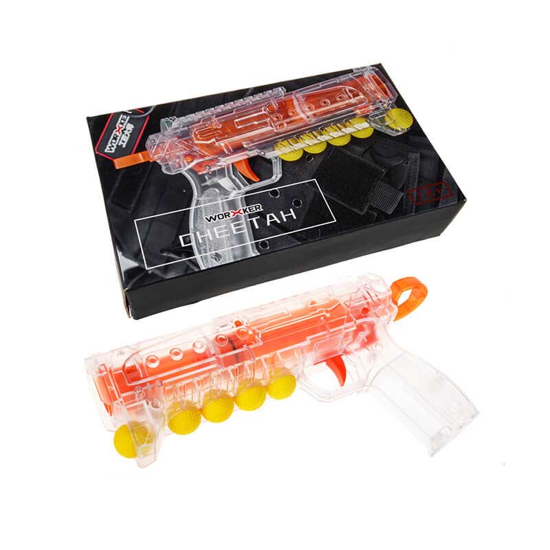 Worker Cheetah Blaster - High Performance Nerf Style Foam Dart Blaster Toy for Outdoor Games, Team Battles & Target Practice
