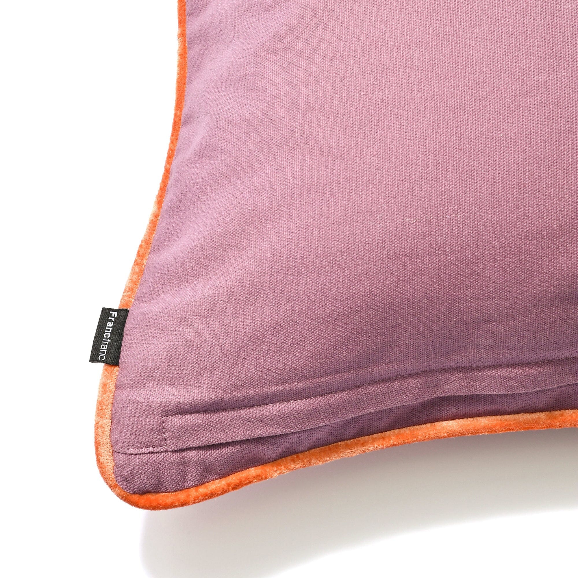 EMB Flower Cushion Cover 18x18 Inches Purple - Decorative Pillow Case for Sofa, Bed, Chair - Soft & Stylish Home Decor Accessory
