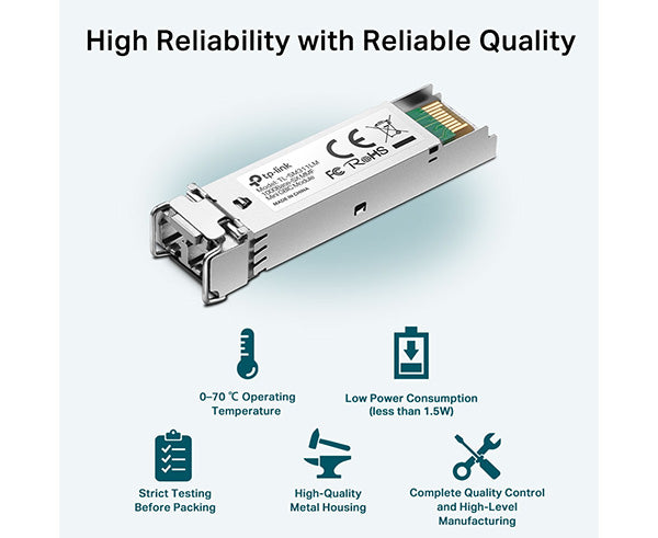 Multimode MiniGBIC Module - High-Speed Fiber Optic Transceiver for Network Switches & Routers | Ideal for Data Centers, Enterprise Networks & Telecom Applications