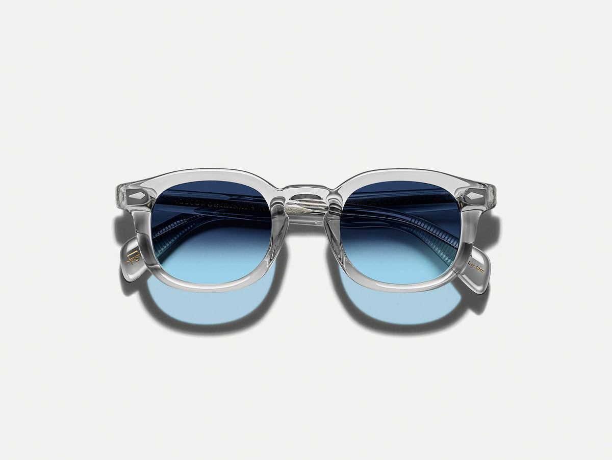 Moscot Mekler Light Grey 46mm Acetate Eyeglasses - Classic Retro Style for Men & Women - Perfect for Reading, Driving & Fashion Accessories