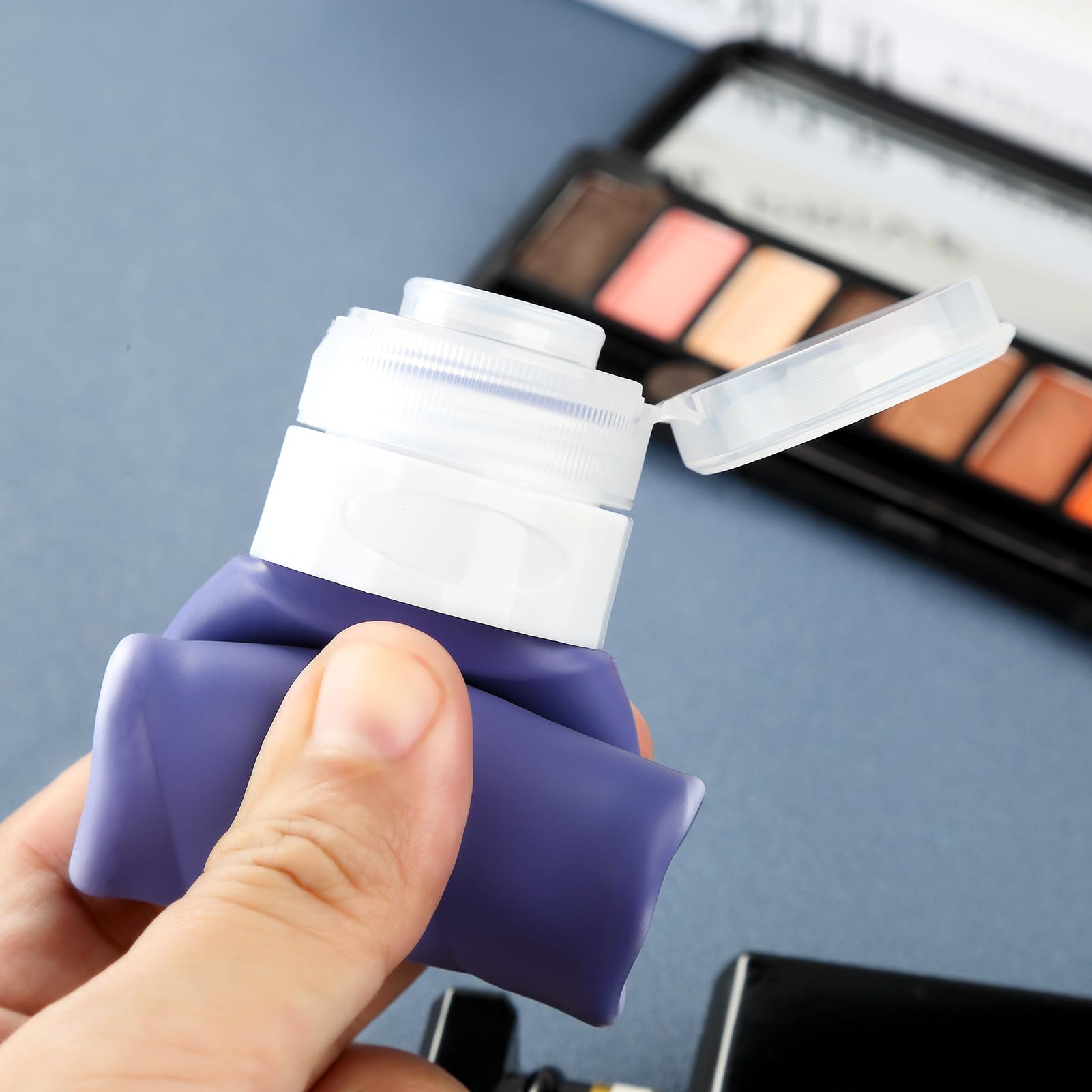 **Gemice 3oz TSA Approved Travel Bottles for Toiletries - BPA Free, Leak Proof & Refillable Travel Size Containers with Clear Toiletry Bag (4 Pack) - Perfect for Airplane, Gym, Camping & Vacation**
