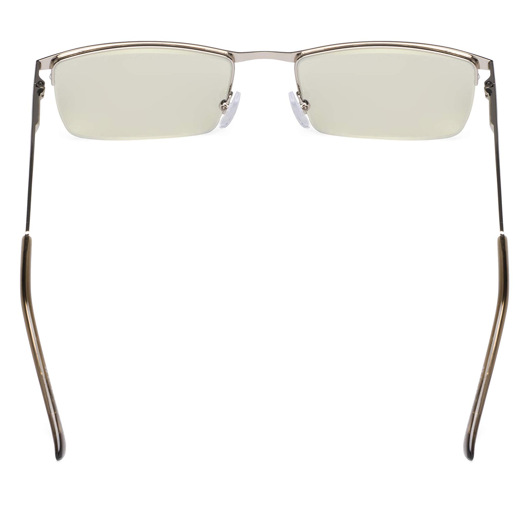 CessBlu Blue Light Blocking Glasses for Computer & Reading - UV Protection, Anti Blue Rays, Half-Rim Eyewear - Reduce Eye Strain for Office Work & Screen Time