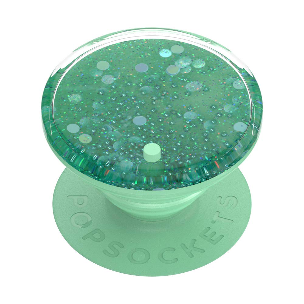 PopSockets Expanding Phone Grip & Kickstand - Ultra Mint Tidepool | Secure Phone Holder for One-Handed Use, Perfect for Selfies, Video Calls & Gaming